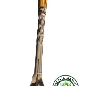 bombillon pico de loro trabajado alpaca y bronce